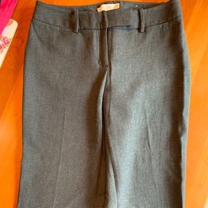 LOFT Trousers, Julie Fit, Charcoal Gray, Size 4